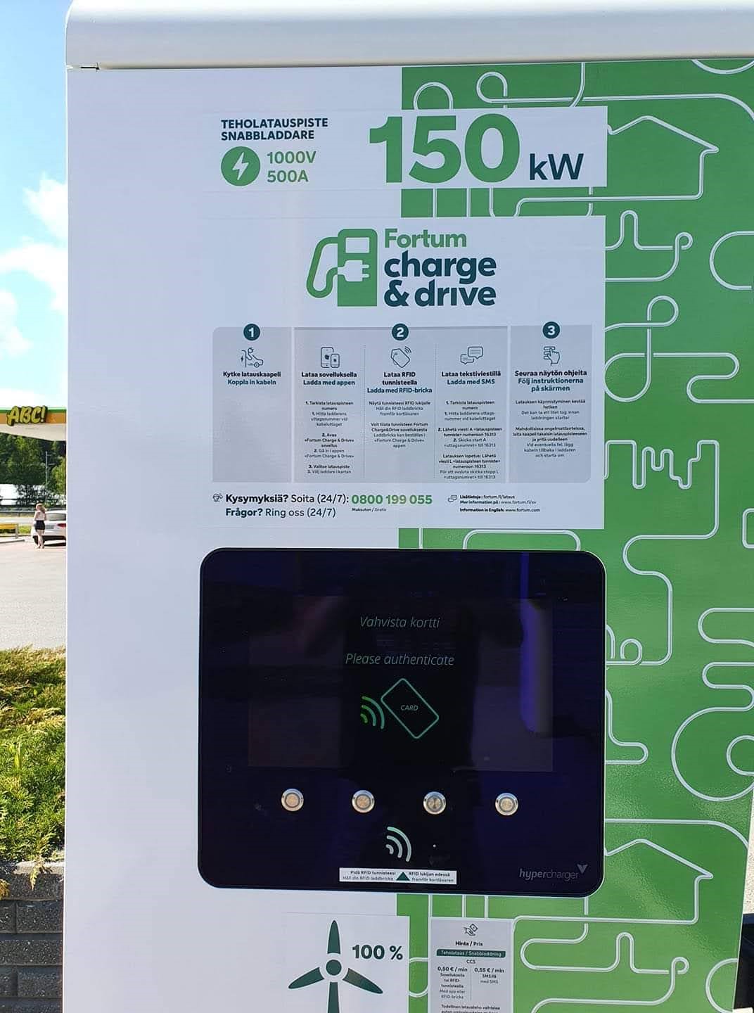 Fortum latausasema